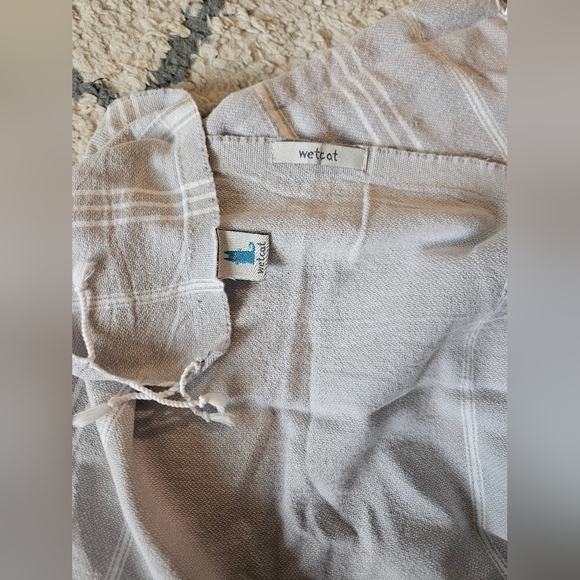 Wet Cat Turkish Stripped Cotton Hand Towels Set Of 4 - Picture 1 of 5